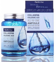 FARM STAY Collagen & Hyaluronic Acid All-In-One Ampoule