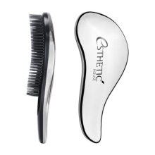 Esthetic House Hair Brush For Easy Comb Silver